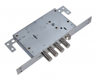 Картинка Замок врезной тяж. Гардиан 71.14Т ДЛ.КЛ.(ЗК.203Д-04) ReStart перекод., с т б о б накл 5 кл м о 85 мм